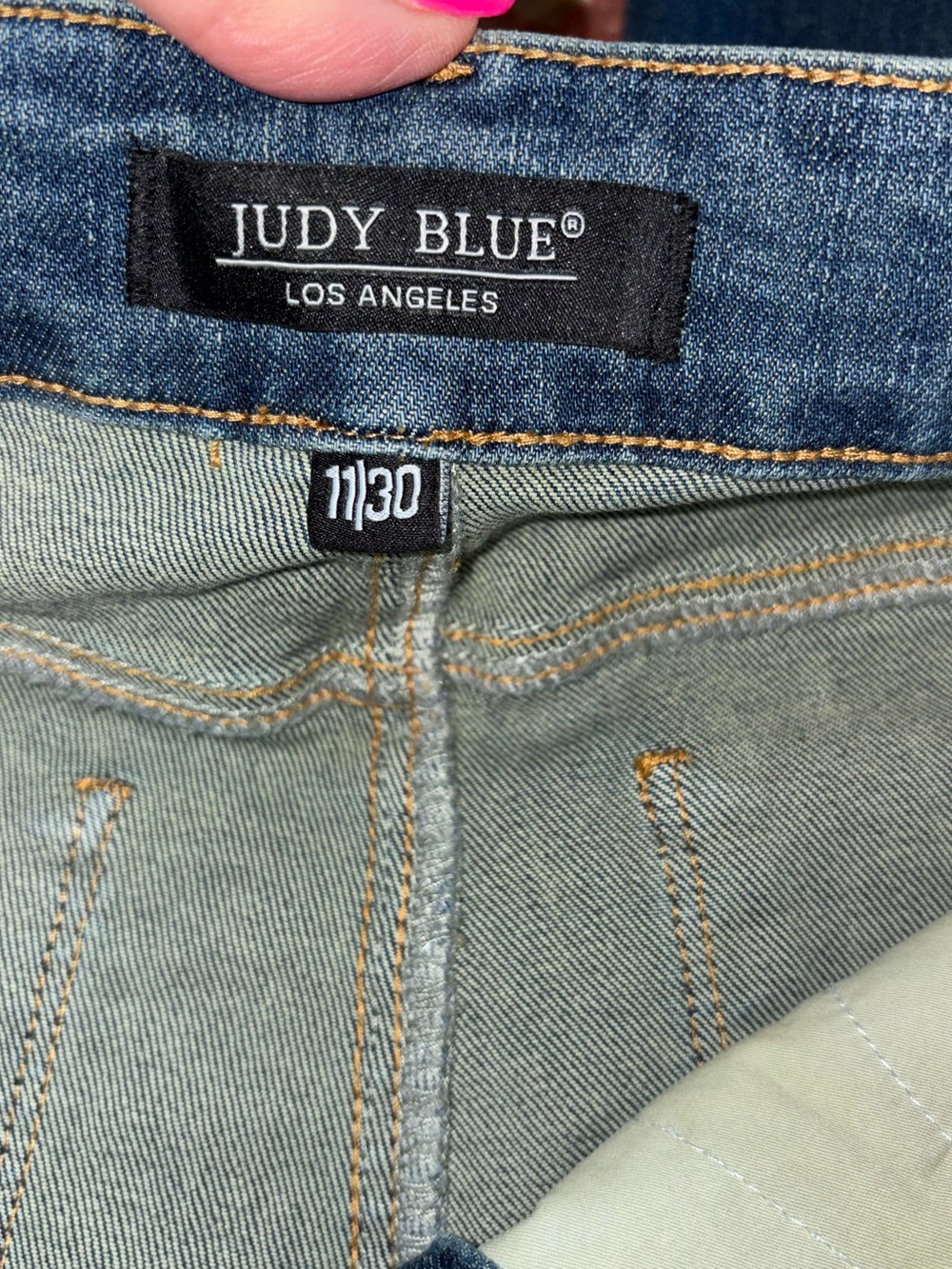 Judy Blue High Waist Tummy Control Double Button Flare Jeans 11/30 - Picture 6 of 8